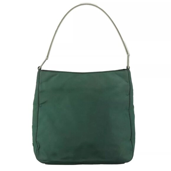PRADA Shoulder Bag Nylon Green Auth - Picture 2 of 15